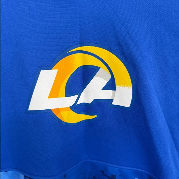 NWT NFL Los Angeles Rams Youth Blue Hoodie Sweatshirt Size XL 18/20 - Picture 3 of 7